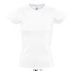 Camiseta blanca de 190 grs. publicitaria personalizada