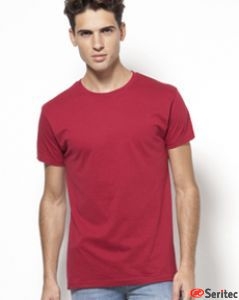 Camiseta hombre manga corta en varios colores personalizable