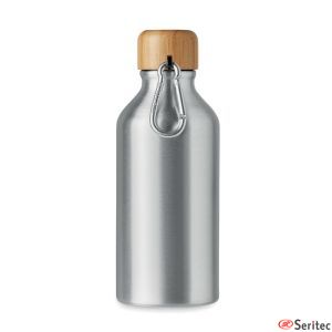 Botella de aluminio de pared simple personalizada