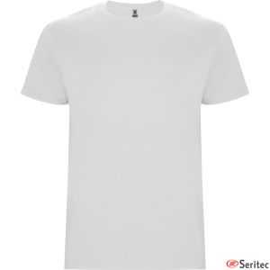 Camiseta blanca tubular algodn 190 /m2