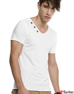 Camiseta hombre manga corta personalizable