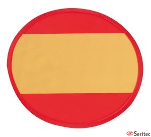 Frisbee plegable bandera espaa publicitario