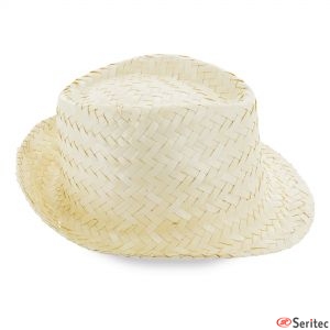 Sombrero de paja con cinta personalizada