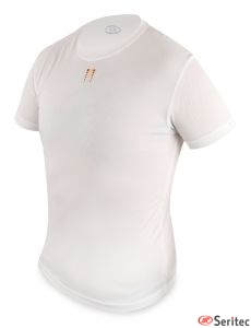 Camisetas dry & fresh blancas detalle Espaa publicitarias